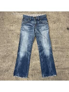 Vintage EDWIN Blue Trip BTZ503 Western Japanese Denim Jeans Y2K